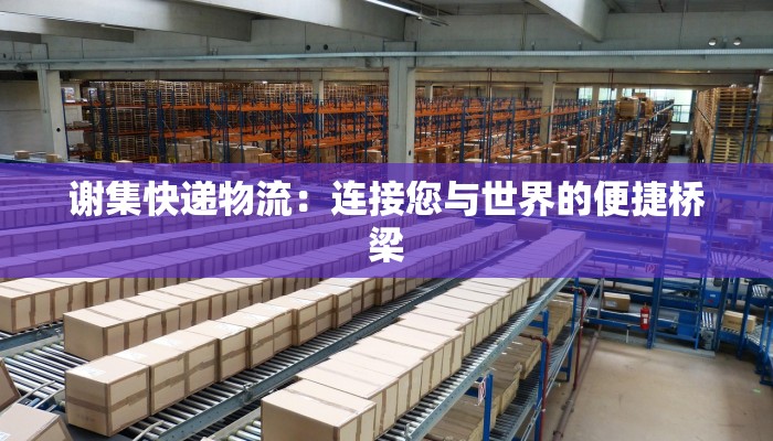 谢集快递物流：连接您与世界的便捷桥梁