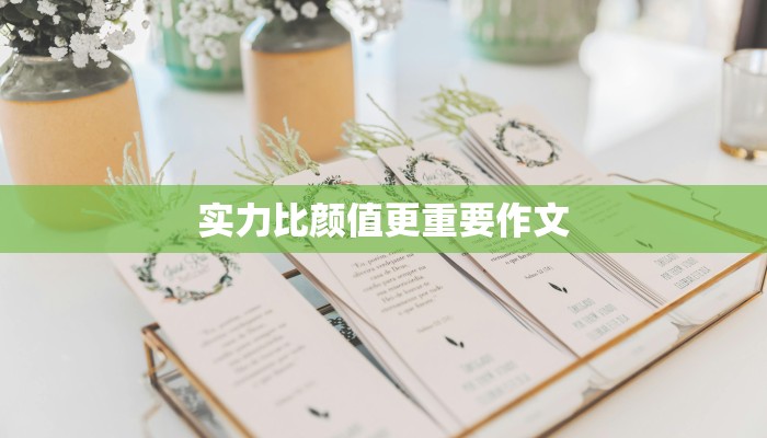 实力比颜值更重要作文 实力比颜值更重要作文