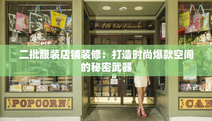 二批服装店铺装修：打造时尚爆款空间的秘密武器